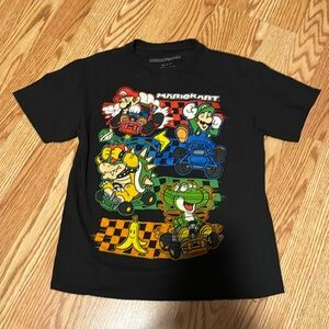 Boys' Super Mario Short Sleeve Shirt Size S